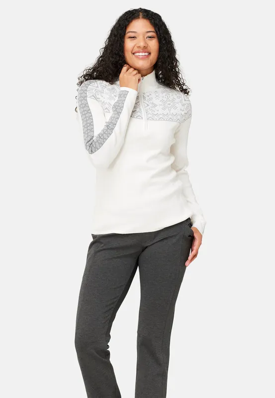Krimson Klover Summit Zip Neck (Bílá) - Dámská mikina Endorphin Republic Akce
