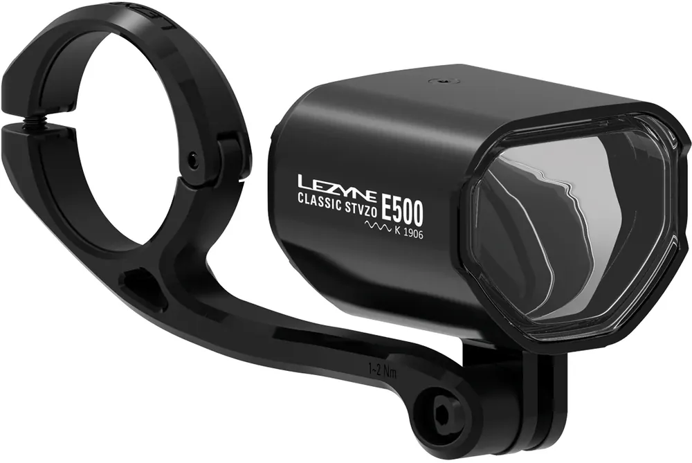 Přímo Od Výrobce Lezyne E-BIKE CLASSIC STVZO E500 (Černá) - Světlo na kolo Endorphin Republic