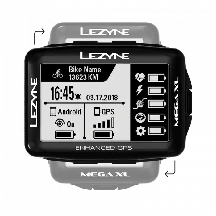 Poslední Šance Lezyne MEGA XL GPS (Černá) - GPS na kolo Endorphin Republic