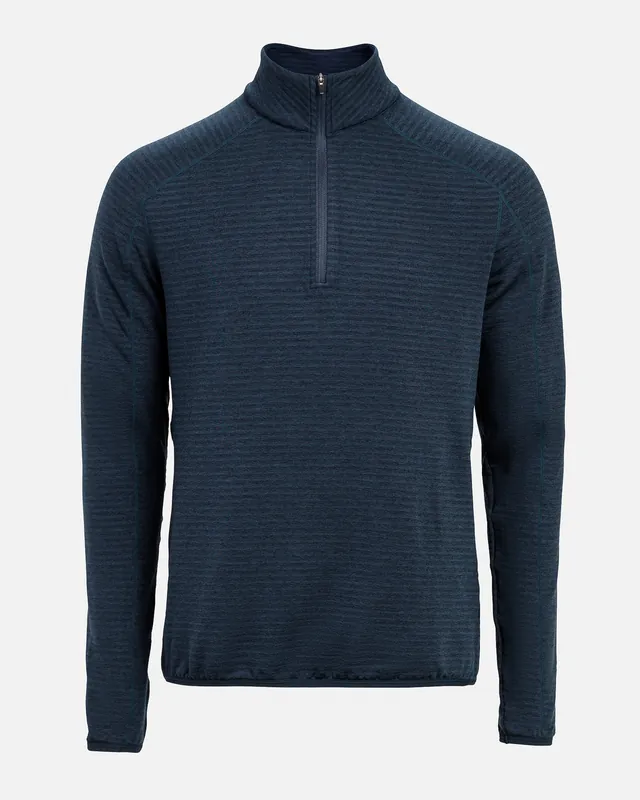 Rychlé Dodání The Mountain Studio LIGHT TECH FLEECE HALF ZIP (Zelená) - Pánská mikina Endorphin Republic