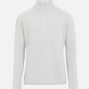 Nejlepší Volba The Mountain Studio LIGHT TECH FLEECE HALF ZIP (Bílá) - Pánská mikina Endorphin Republic