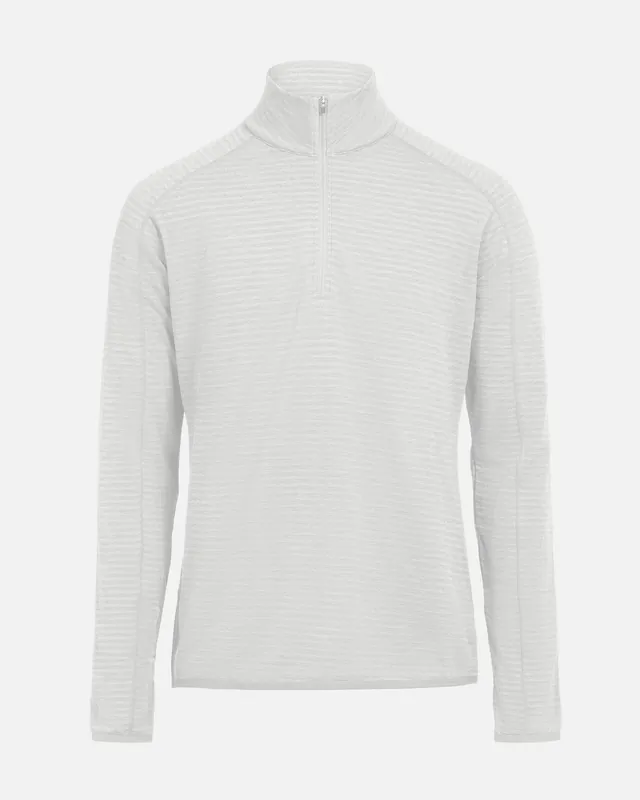 Nejlepší Volba The Mountain Studio LIGHT TECH FLEECE HALF ZIP (Bílá) - Pánská mikina Endorphin Republic