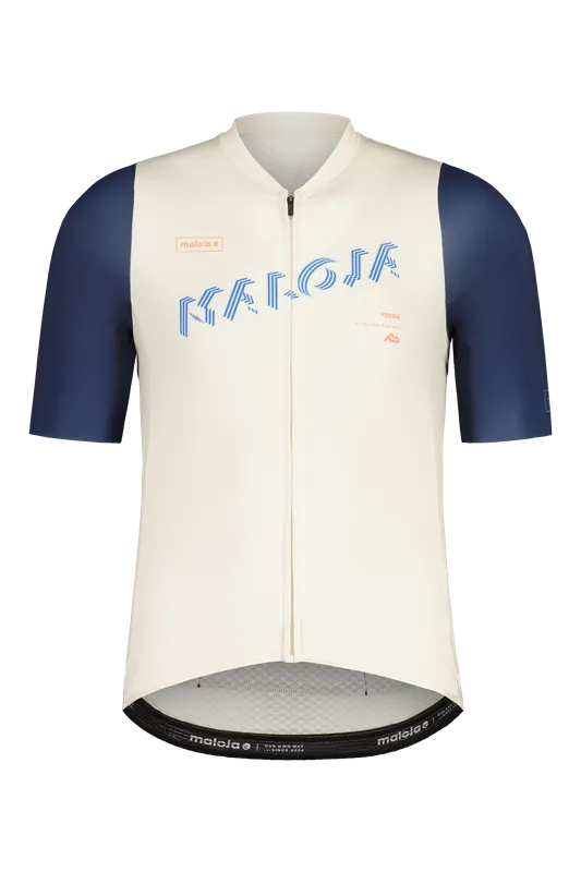 Maloja PlassaM. 1/2 (Bílá) - Pánský cyklistický dres Endorphin Republic Vysoce Kvalitní