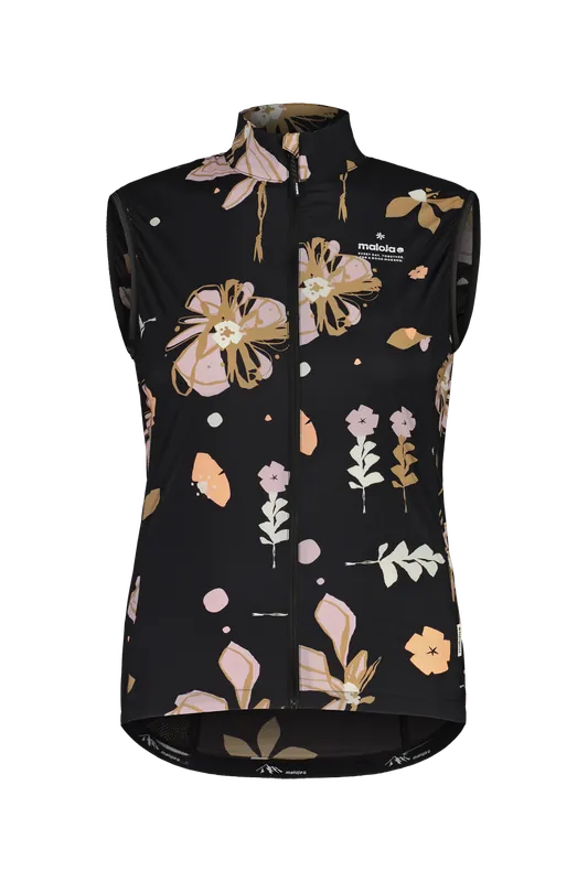 Maloja SeisM. Printed Vest (Černá) - Dámská cyklistická vesta Endorphin Republic Jen Po Omezenou Doba