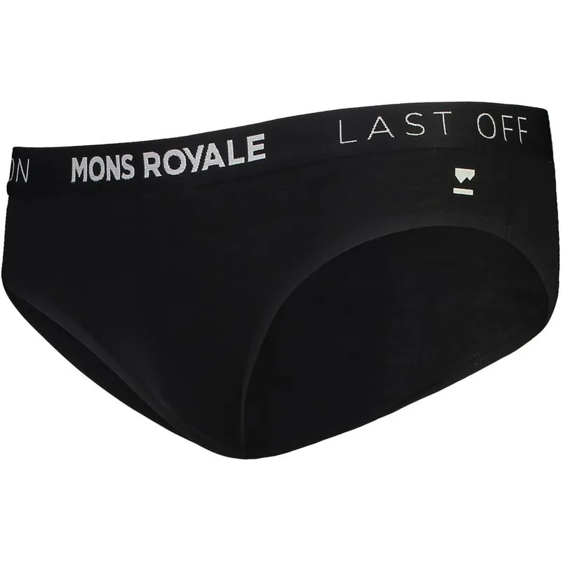 Hit Sezóny Mons Royale FOLO BRIEF WMNS (Černá) - Dámské merino kalhotky Endorphin Republic