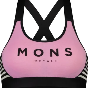 Bezpečná Platba Mons Royale STELLA X-BACK BRA WMNS (Purpurová) - Dámská merino podprsenka Endorphin Republic