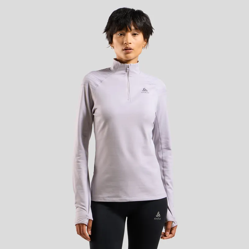Víkendová Akce Odlo Mid layer 1/2 zip X-ALP CERAMIWARM - Dámská mikina Endorphin Republic