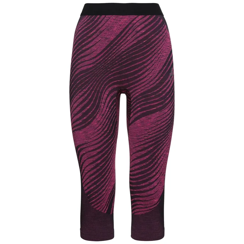 Odlo BL BOTTOM 3/4 BLACKCOMB ECO (Fialová) - Dámské spodní funkční 3/4 kalhoty Endorphin Republic Ověřený