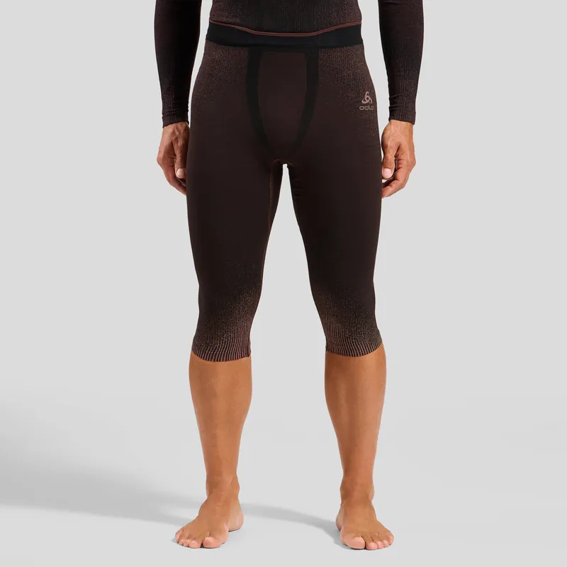 Zlevněný Odlo BL BOTTOM 3/4 PERFORMANCE WARM BLACKCOMB - Pánské 3/4 termo prádlo Endorphin Republic