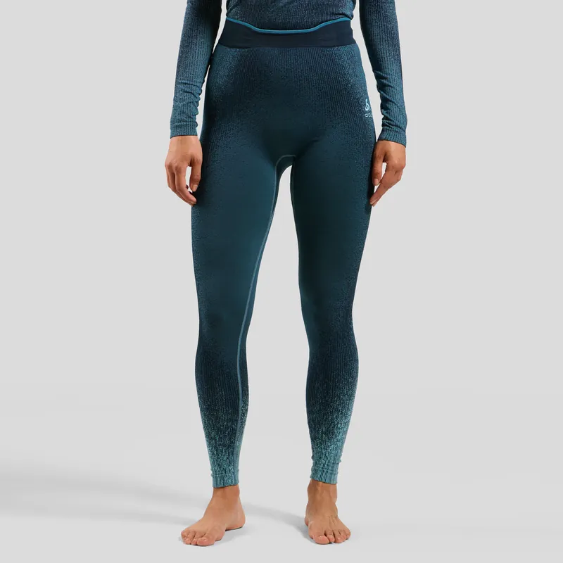 Autentický Odlo BL BOTTOM long PERFORMANCE WARM BLACKCOMB (Modrá) - Dámské termo prádlo Endorphin Republic