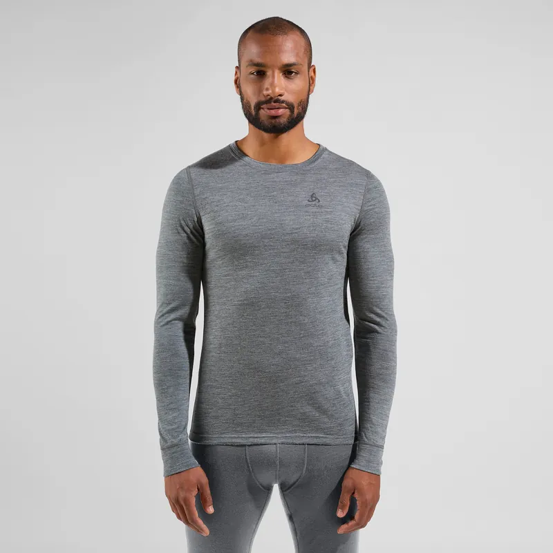 Odlo BL TOP crew neck l/s MERINO 200 (Šedá) - Pánské termo prádlo Endorphin Republic Finální Výprodej