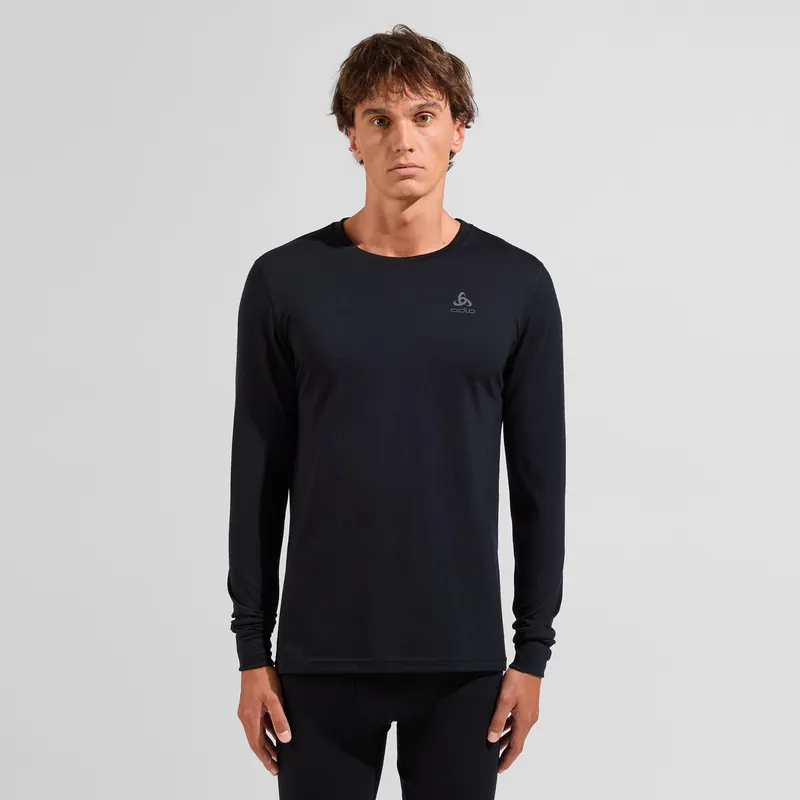Odlo BL TOP crew neck l/s MERINO 200 (Černá) - Pánské termo prádlo Endorphin Republic Nová Kolekce
