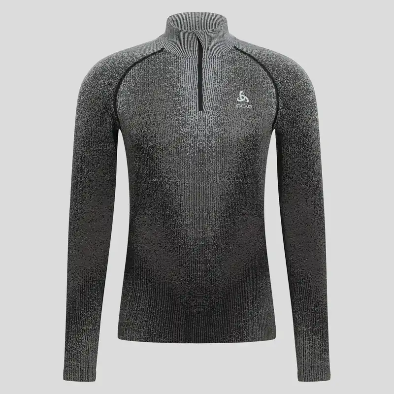 Super Cena Odlo BL TOP turtle neck l/s half zip PERFORMANCE WARM BLACKCOMB (Černá) - Pánské termoprádlo Endorphin Republic