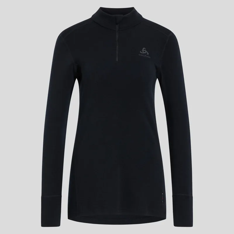 Autentický Odlo BL TOP turtle neck l/s half zip MERINO 260 (Černá) - Dámské termo prádlo Endorphin Republic