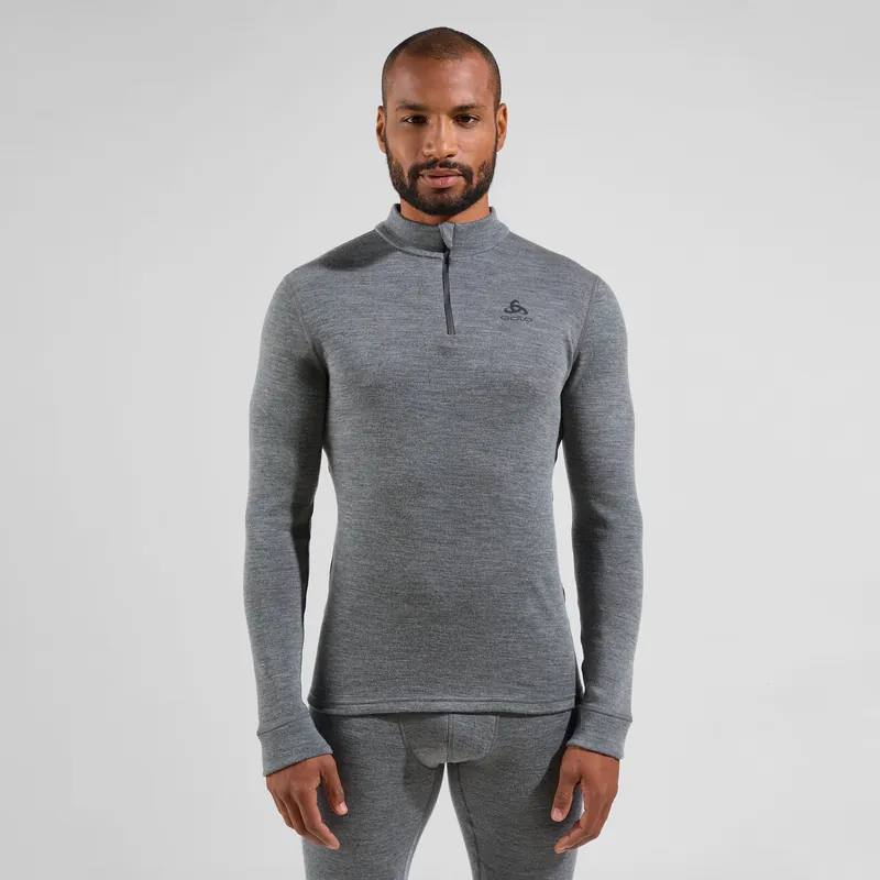 Omezená Nabídka Odlo BL TOP turtle neck l/s half zip MERINO 260 (Šedá) - Pánské termoprádlo Endorphin Republic