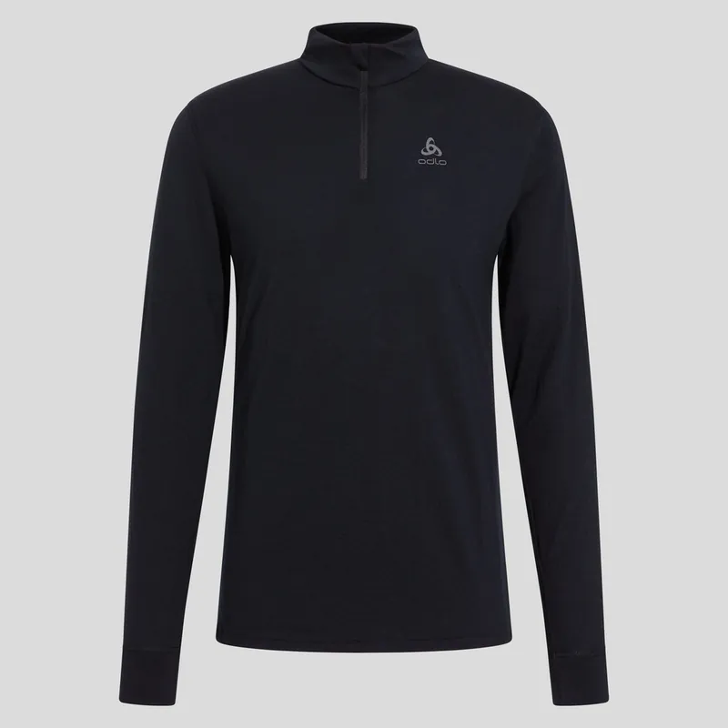 Odlo BL TOP turtle neck l/s half zip MERINO 200 (Černá) - Pánské termo prádlo Endorphin Republic Bezpečná Platba