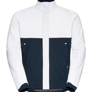 Ihned K Objednání Odlo Jacket SILSAND (Bílá) - Pánská běžecká bunda Endorphin Republic