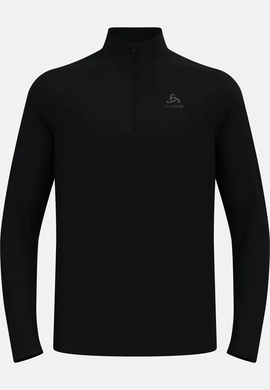 Odlo Mid layer ESSENTIAL 1/2 ZIP (Černá) - Pánská mikina Endorphin Republic Nejlepší Volba