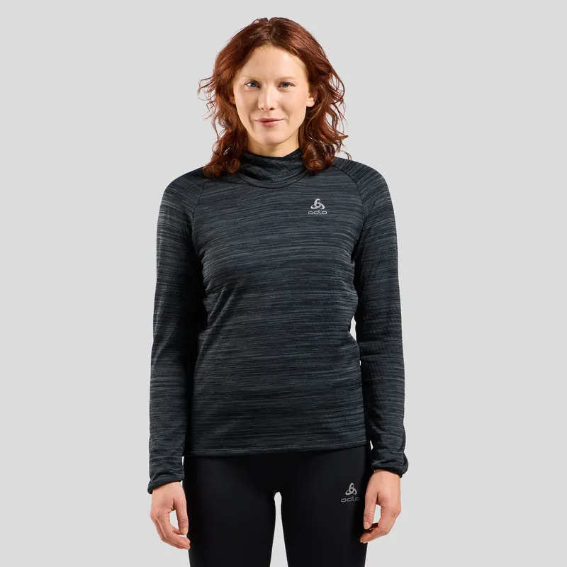 Odlo Mid layer hoody ESSENTIAL THERMAL (Černá) - Dámská mikina Endorphin Republic Oblíbený