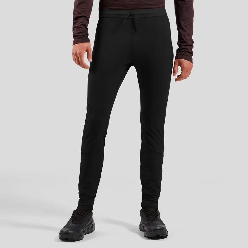 Odlo Tights ZEROWEIGHT WARM (Černá) - Pánské běžecké kalhoty Endorphin Republic Ihned K Objednání