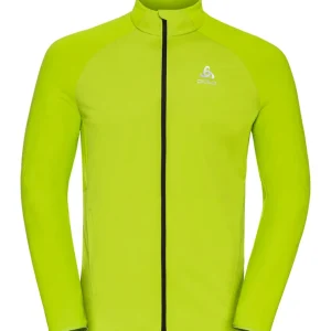 Aktuální Odlo ZEROWEIGHT WARM HYBRID (Žlutá) - Pánská běžecká bunda Endorphin Republic
