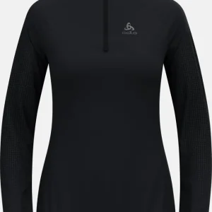 Odlo ZEROWEIGHT WARM Mid layer 1/2 zip (Černá) - Dámská mikina Endorphin Republic Cenově Výhodný