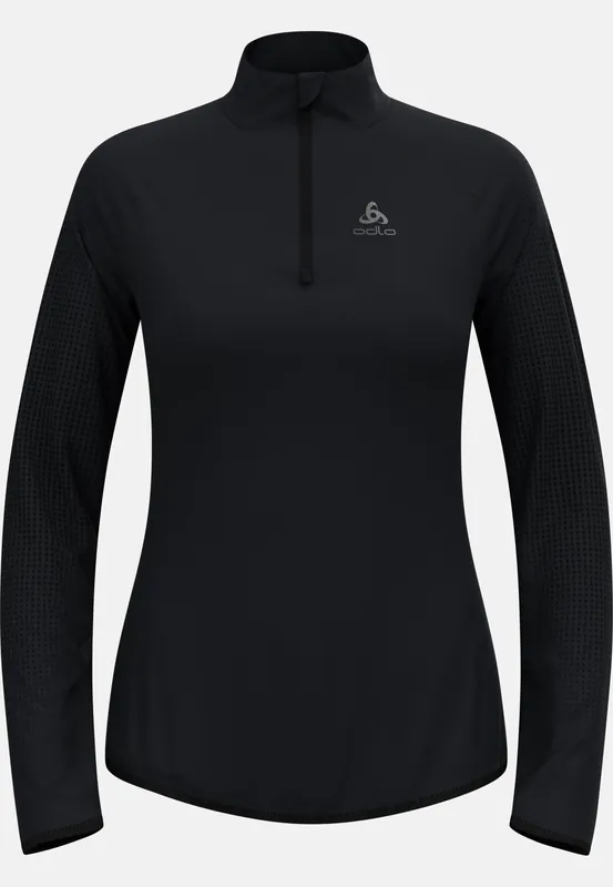 Odlo ZEROWEIGHT WARM Mid layer 1/2 zip (Černá) - Dámská mikina Endorphin Republic Cenově Výhodný