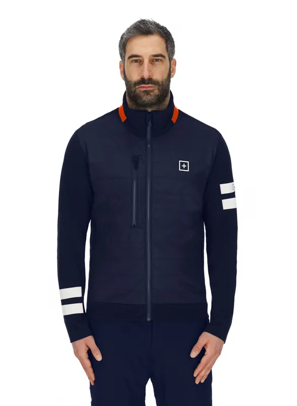 Hit Sezóny OneMore 471 - ULTRALIGHT ECO-PADDED TECH SWEATER (Černá) - Pánská mikina Endorphin Republic