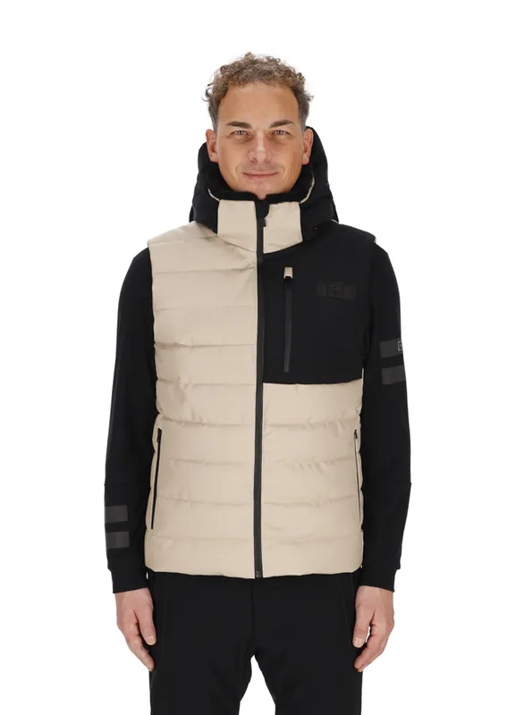OneMore 511 - ECO-DOWN HOODY VEST (Šedá) - Pánská zimní vesta Endorphin Republic Speciální Cena