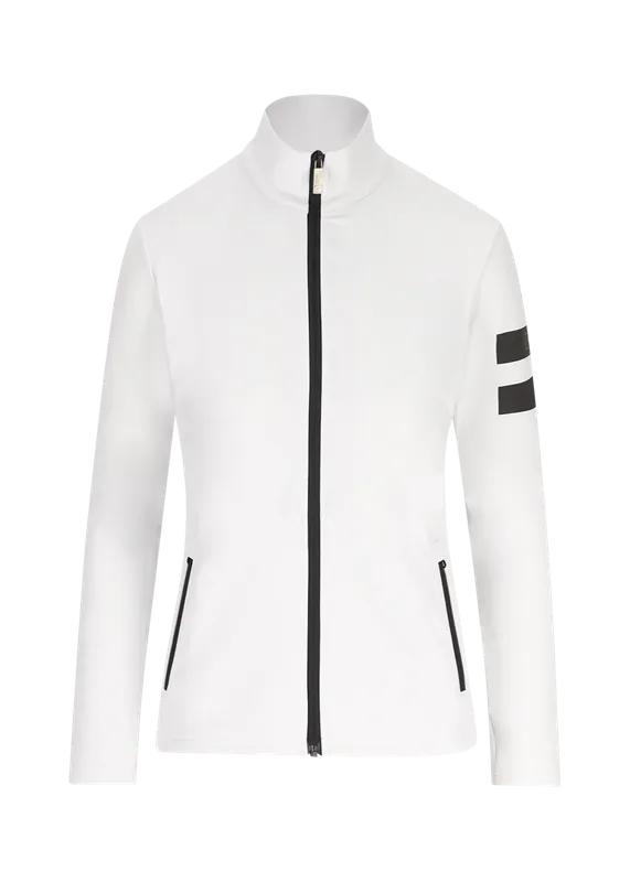 Autentický OneMore 621 - TECHNICAL SWEATERFULLZIP (Bílá) - Dámská mikina Endorphin Republic