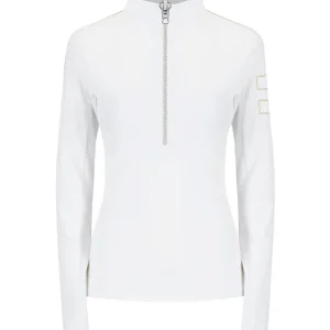 OneMore 631 - TURTLENECK WITH HALF ZIP (Bílá) - Dámská mikina Endorphin Republic Bezpečná Platba