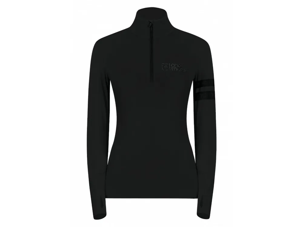 Novinka One More Turtleneck With Half Zip (Černá) - Dámská základní vrstva Endorphin Republic