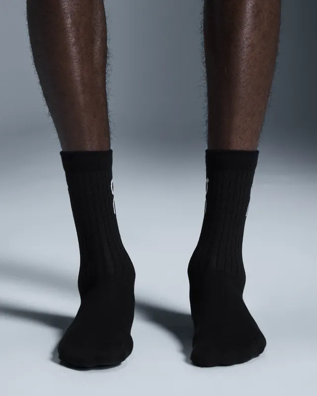 Cenově Výhodný ON Logo Sock High 3P (Černá) - Ponožky Endorphin Republic