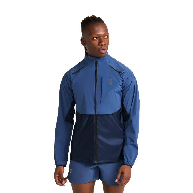 Akční Nabídka ON Weather-Jacket (Tmavě modrá) - Pánská běžecká bunda Endorphin Republic