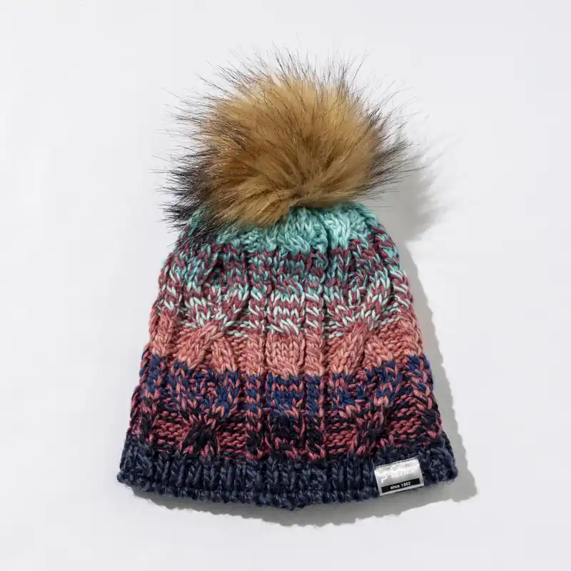 Ihned K Objednání Phenix Gradation Fur Beanie (Modrá) - Dívčí čepice Endorphin Republic