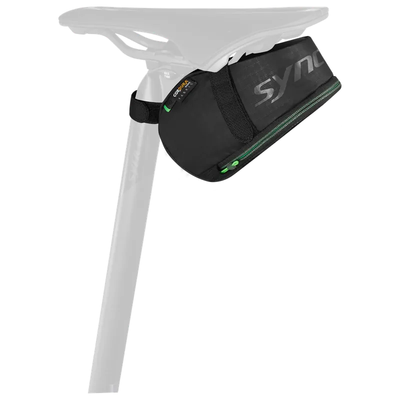 Nová Kolekce SYNCROS Saddle Bag HiVol 600 (suchý zip) (Černá) - Podsedlová brašnička Endorphin Republic