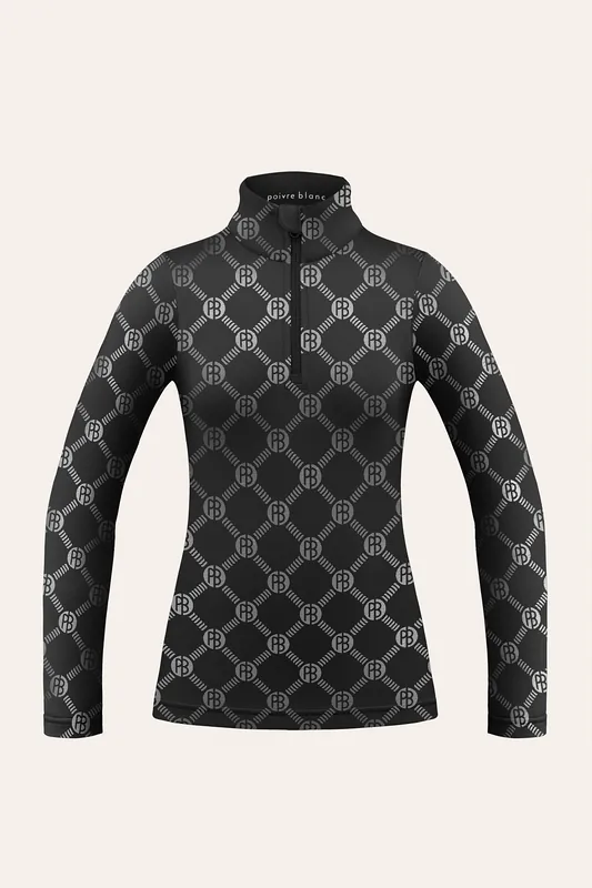 Pouze Dnes Poivre Blanc MIA-WO/M BASE LAYER SHIRT (Černá) - Dámská základní vrstva Endorphin Republic