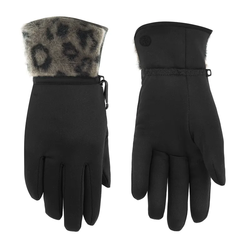 Značkový Poivre Blanc Stretch Fleece Gloves (Černá) - Dámské flísové rukavice Endorphin Republic