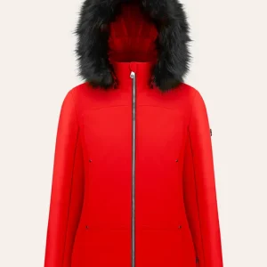 Aktuální Poivre Blanc STRETCH SKI JACKET (Červená) - Dámská lyžařská bunda Endorphin Republic