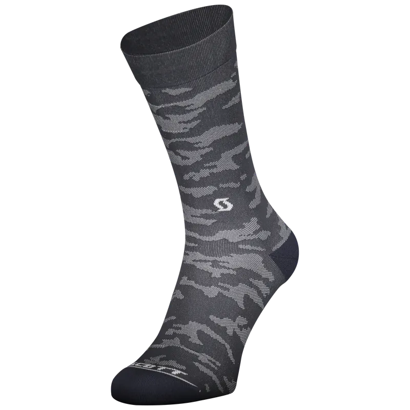 SCOTT Sock Trail Camo Crew (Šedá) - Běžecké ponožky Endorphin Republic Akční Cena