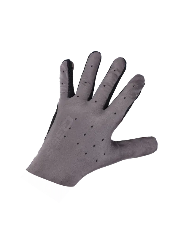 Q.36.5 Adventure Gloves Long Fingers (Šedá) - Cyklistické rukavice Endorphin Republic Finální Výprodej