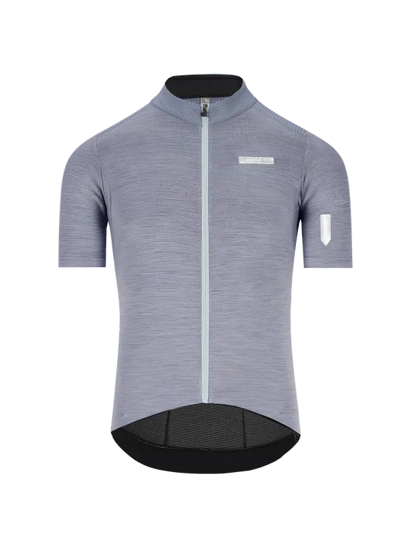 Q.36.5 Adventure Jersey (Modrá) - Pánský cyklistický dres Endorphin Republic Značkový