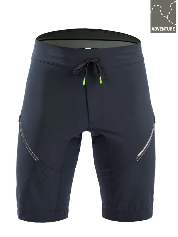 Nejlepší Cena Q36.5 Baggy Shorts Adventure (Černá) - Pánské cyklistické kraťasy Endorphin Republic