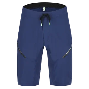 Speciální Cena Q36.5 Baggy Shorts Adventure (Modrá) - Pánské cyklistické kraťasy Endorphin Republic