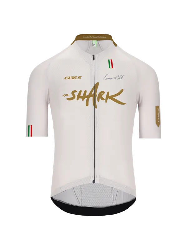 Nejlepší Cena Q36.5 R2 Light Nibali Shark Jersey (Černá) - Pánský cyklistický dres Endorphin Republic