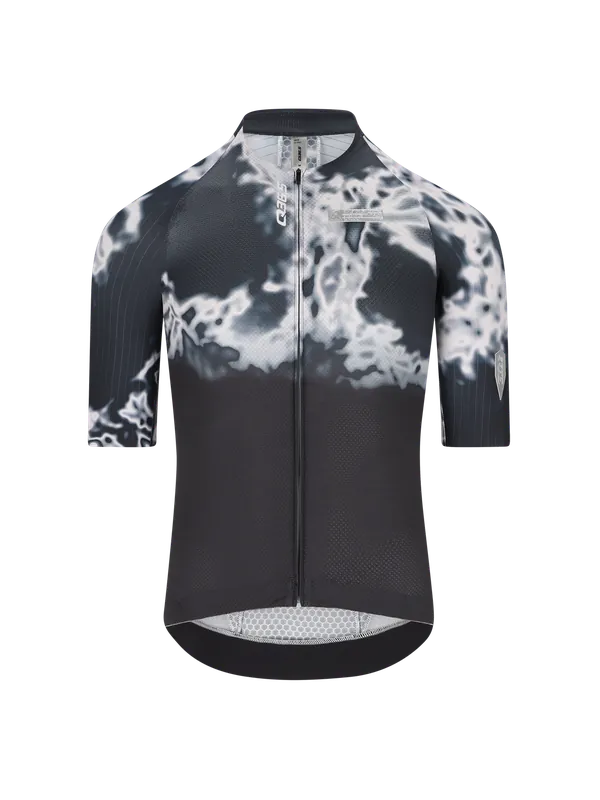 Objednat Nyní Q36.5 Gregarius Clima Weathermap Jersey Man (Černá) - Pánský cyklistický dres Endorphin Republic