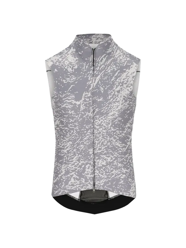 Bezpečná Platba Q36.5 Gregarius Hybrid Alpi Camo vest (Modrá) - Cyklistická vesta Endorphin Republic