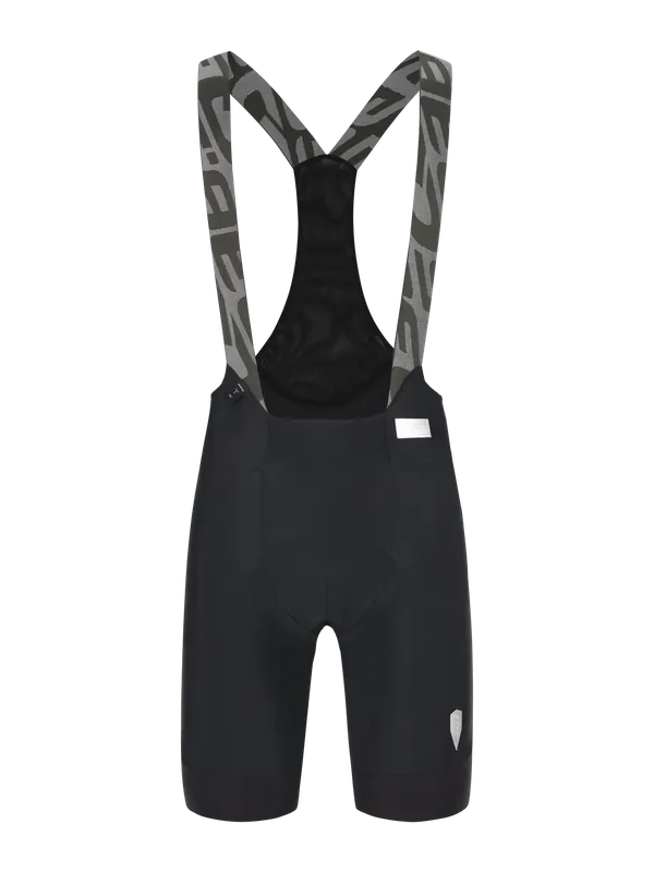 Q36.5 Gregarius Pro Bib Short (Černá) - Pánské cyklistické kraťasy Endorphin Republic Značkový