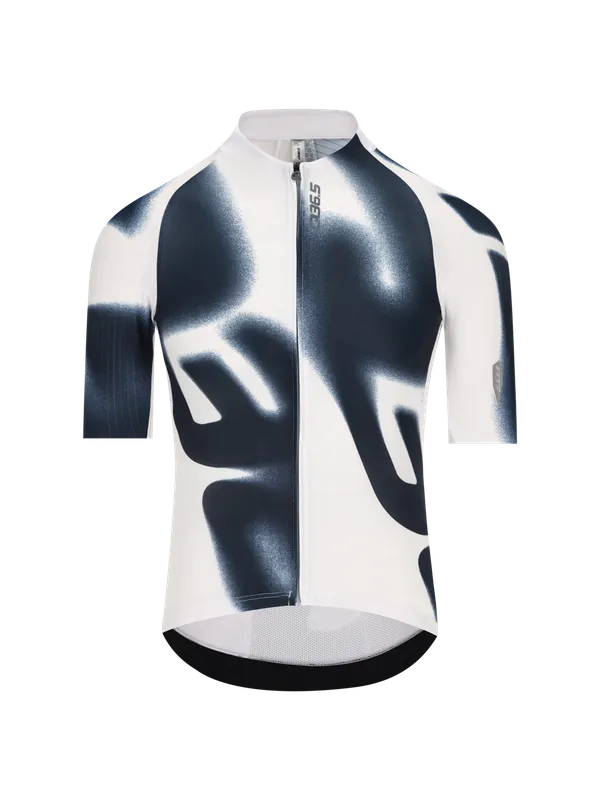 Autentický Q36.5 Gregarius Pro Big Logo Jersey (Bílá) - Pánský cyklistický dres Endorphin Republic