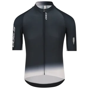 Zlevněný Q36.5 Gregarius Pro Collar Fade Signature Jersey (Černá) - Pánský cyklistický dres Endorphin Republic